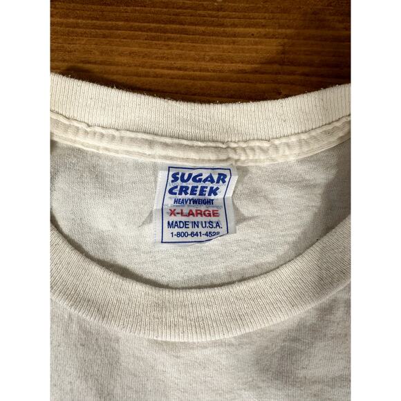 1995 Vintage Budweiser Idaho Elk Mountain Farm Single Stitch Vtg XL Tee Shirt - Picture 3 of 8